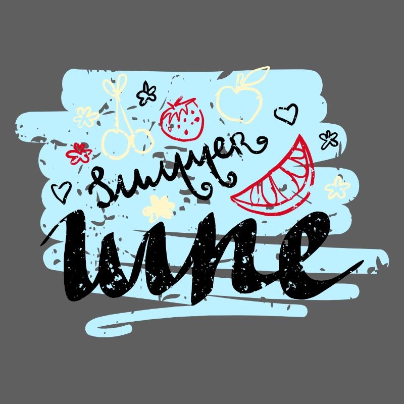 Sommer Scribble Früchte