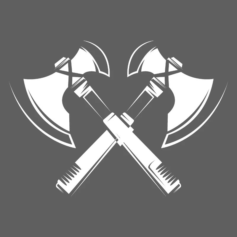 Viking Illustration axt wikinger symbol Grafik