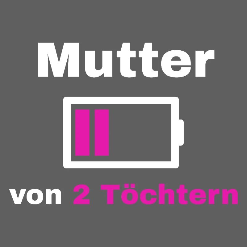 Mutter Tochter Spruch Stolz Mama 2 Kinder Geschenk