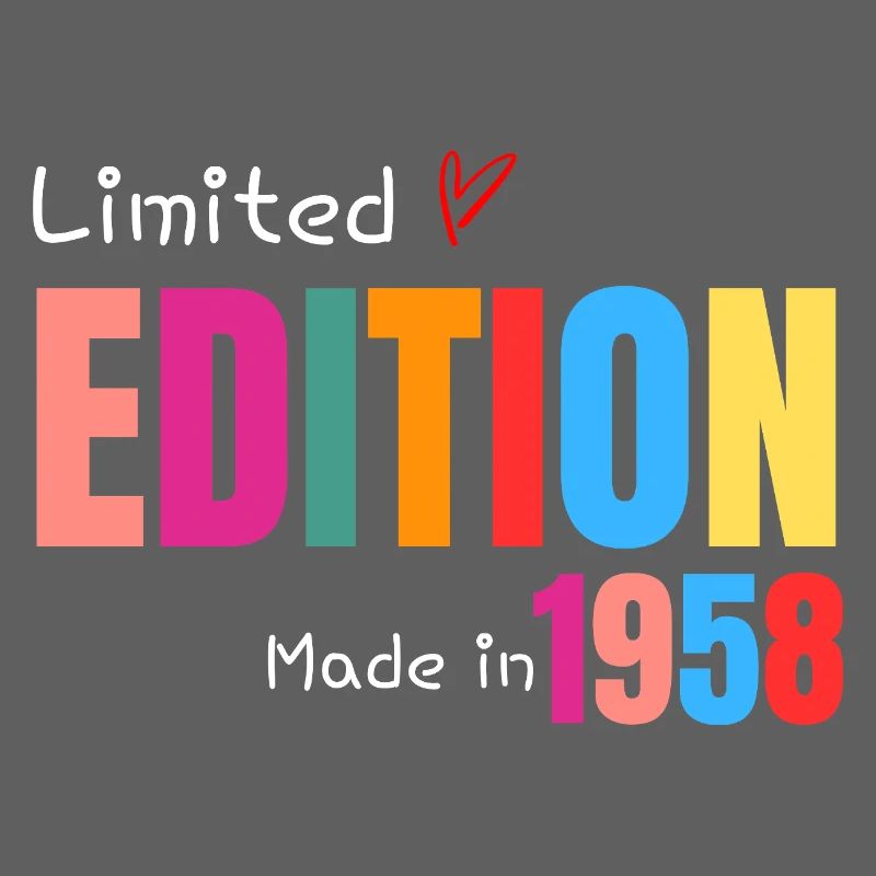 Limitierte Auflage Hergestellt 1958