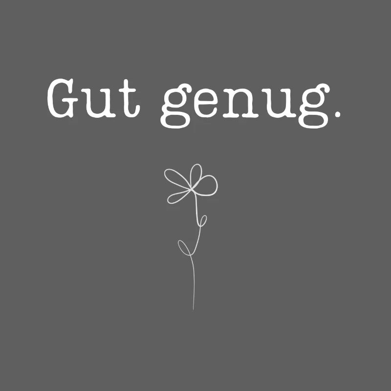 Blume One Line Zeichnung Gut genug