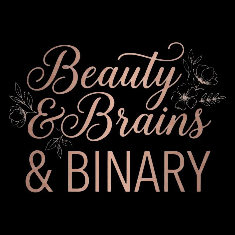 Beauté & Intelligence & Binaire – Design Floral Tech