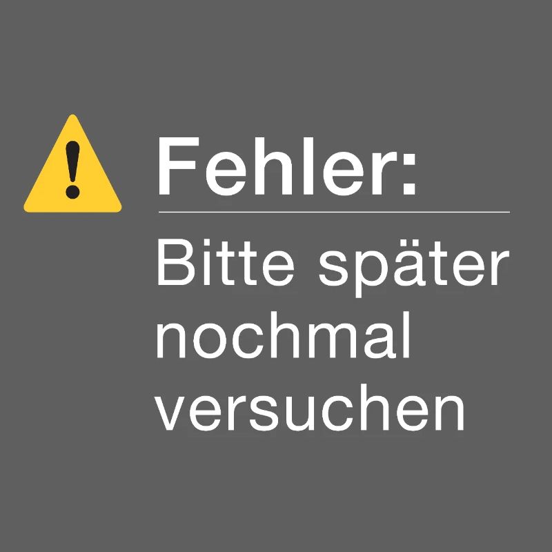 Fehler: Bitte noch einmal versuchen Informatik
