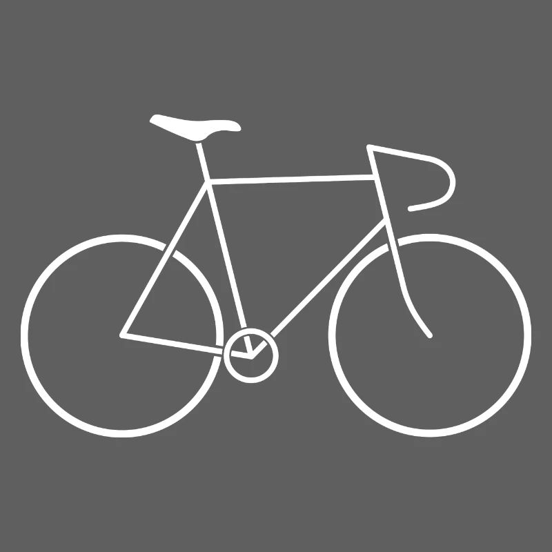 Vélo de route blanc