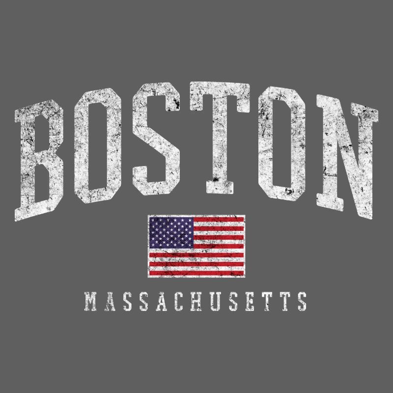 Graphique du drapeau de Boston, Massachusetts