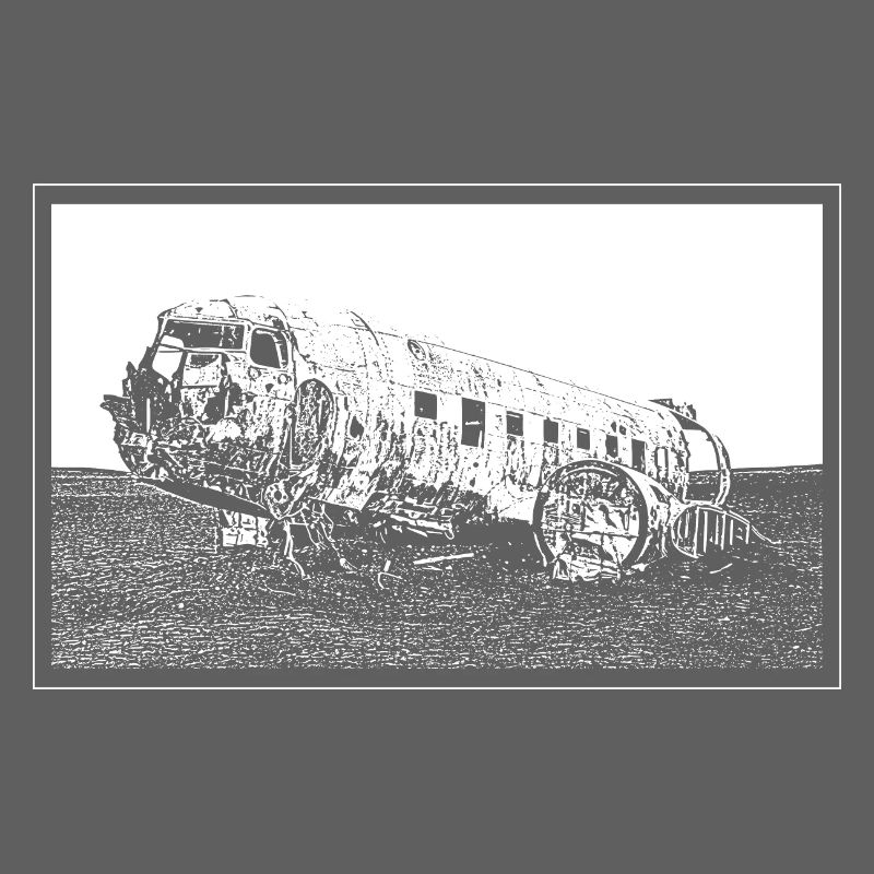 L'épave d'avion