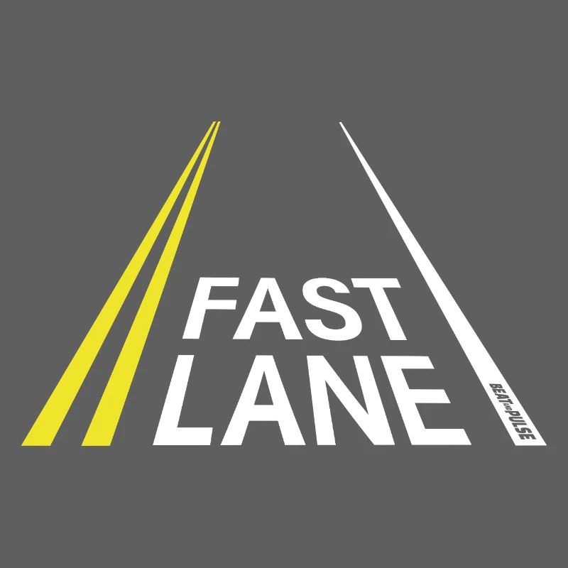 Fast Lane - Sortez vite ! Les coureurs, les cyclistes conçoivent.