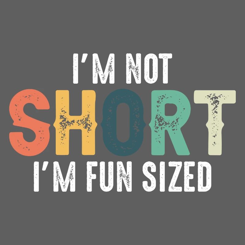 Typographie de taille amusante non courte