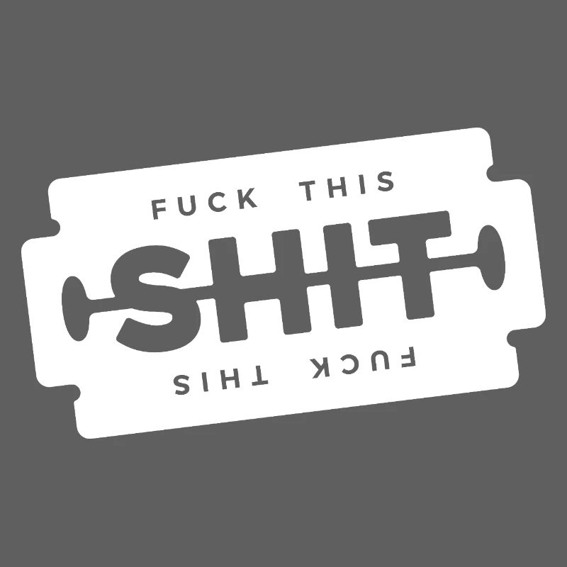 Merde cette lame de rasage