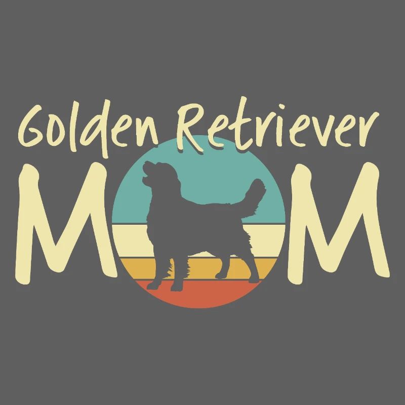 Golden Retriever Mutter Illustration