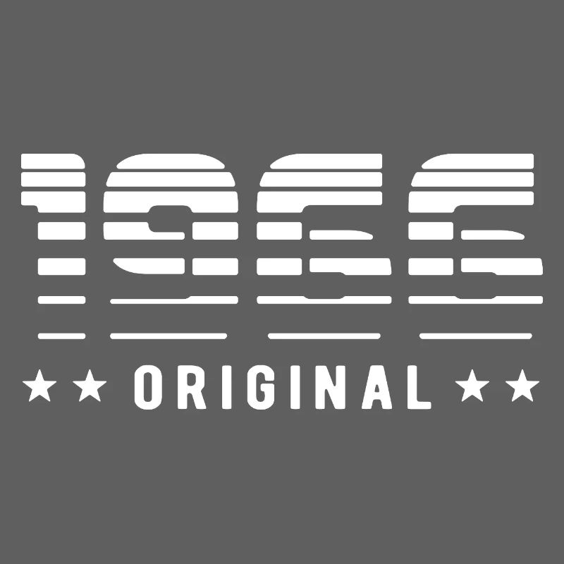 1966 Design rétro original | Anniversaire