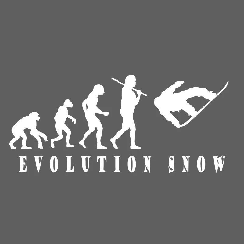 Évolution de la Neige Humain à Skieur
