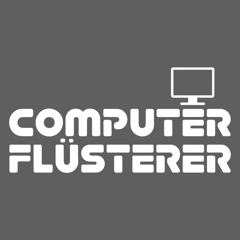 Computer Whisperer Retro Print