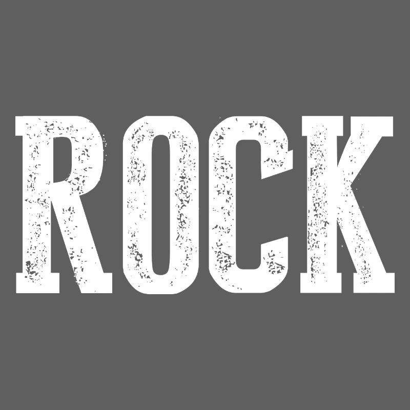Conception typographique vintage rock and roll