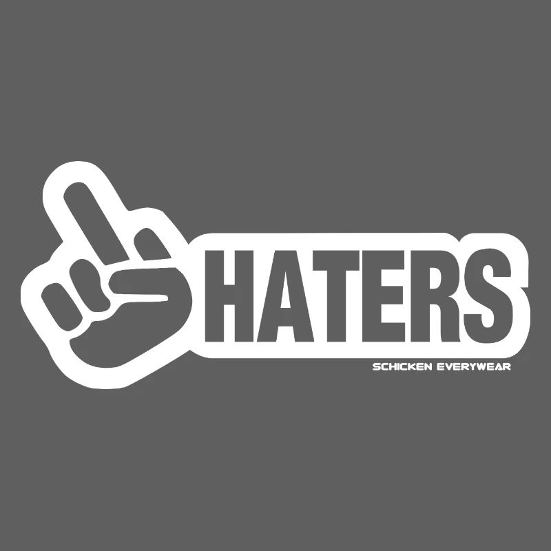 Haters Peace Zeichen Design