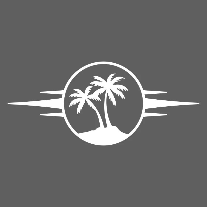 Island Palm Tree Icon