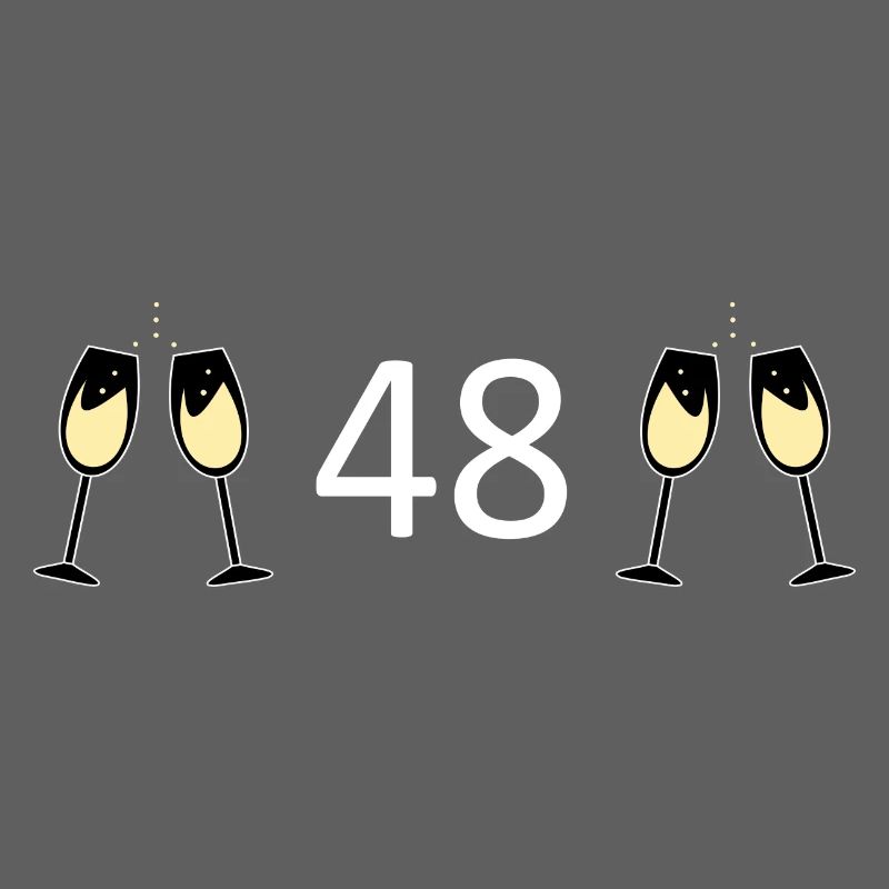 48e anniversaire 48 ans 48 ans numéro 48
