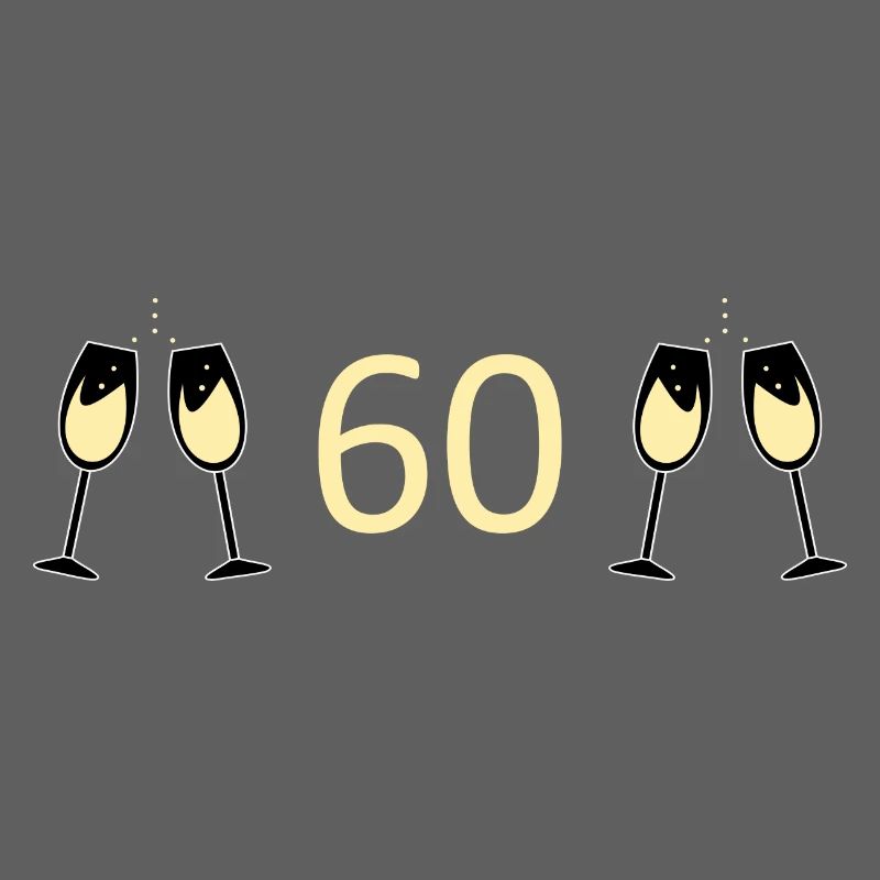 60e anniversaire 60e anniversaire 60 numéro 60 blanc