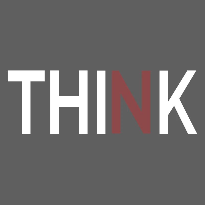 Denken Sie minimalistisches, klares Design