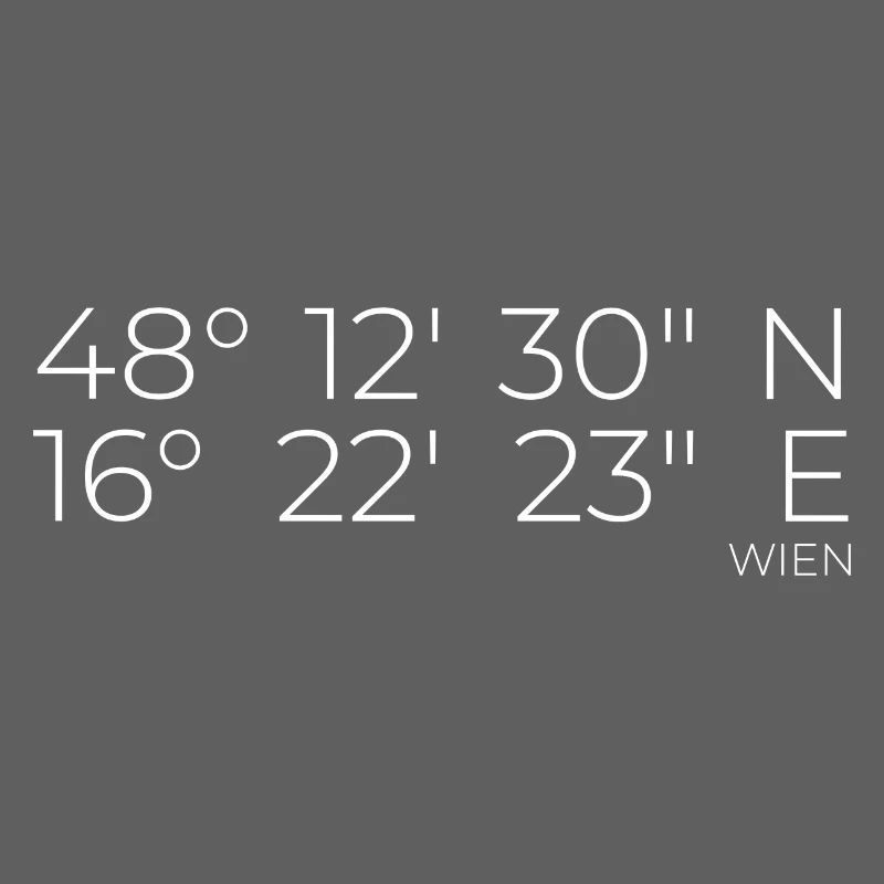 coordinates Vienna, Austria