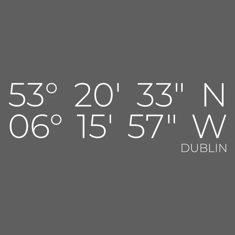 coordinates Dublin, Ireland