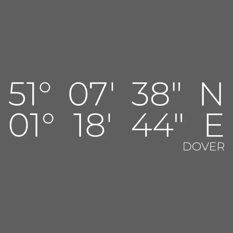Coordinates Dover Engand
