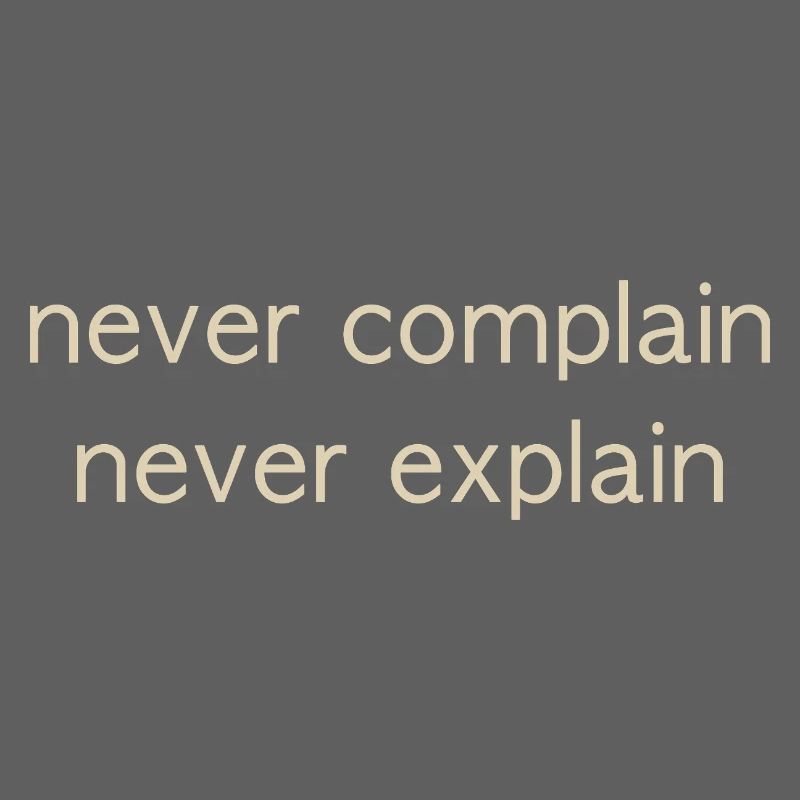 never
