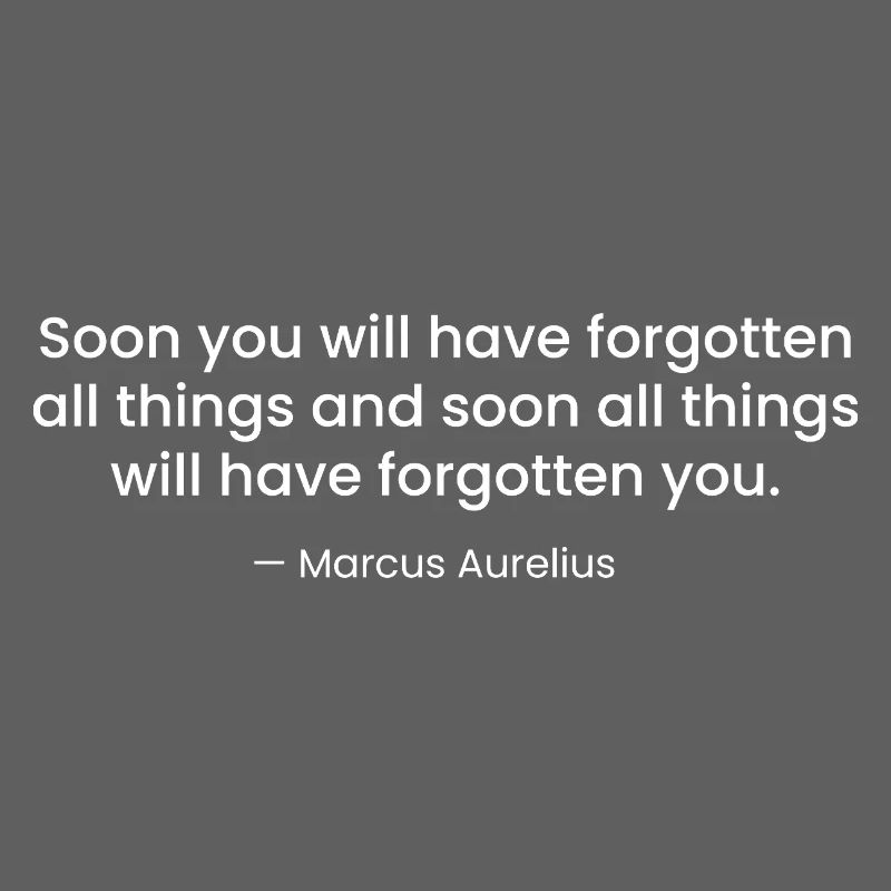 Marcus Aurelius Stoic Quote Design