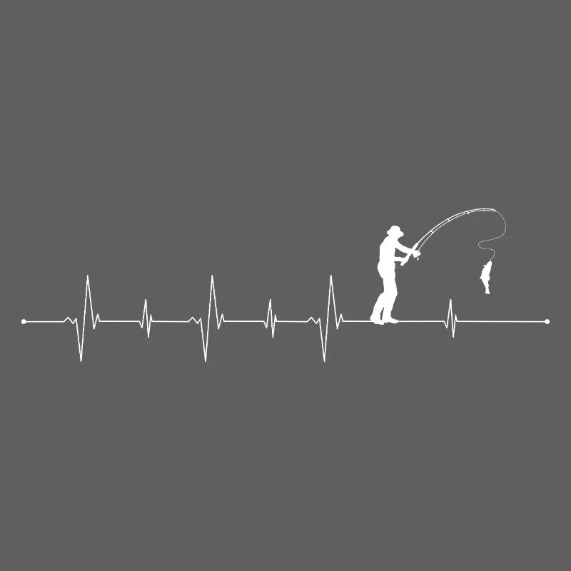 Heartline Silhouette de pêcheur