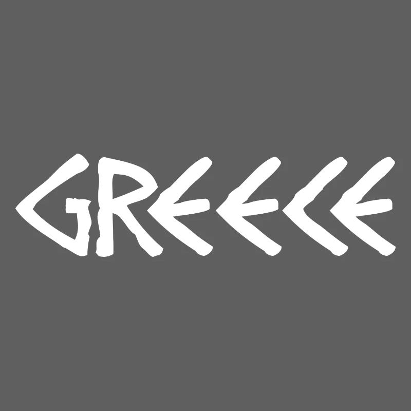 Glyphes grecs avec motif de flèche