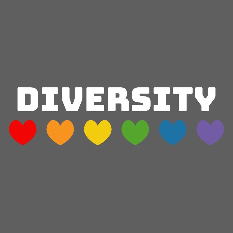 Regenbogenherzchen LGBT lgbtqi queer Diversity