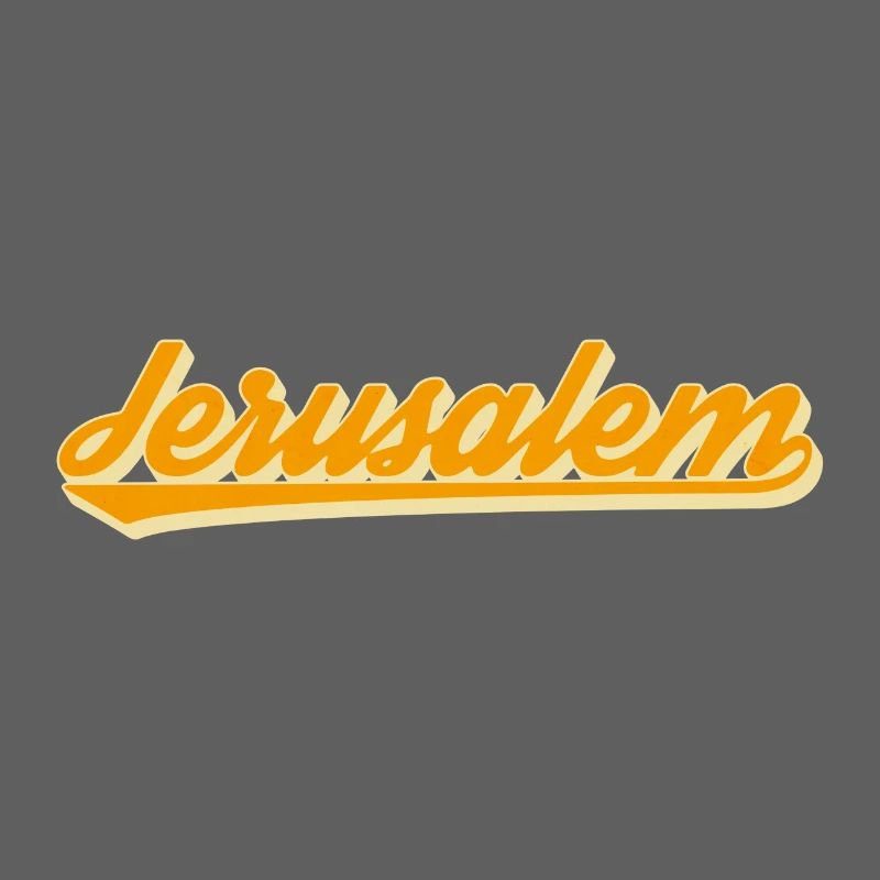 Jerusalem Retro Script