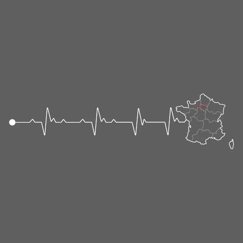 Conception d’épingle de carte de rythme cardiaque