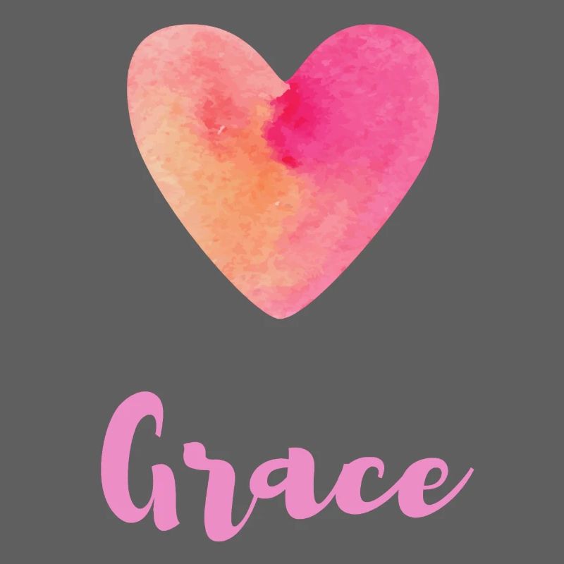 Grace Rosa Herz Mädchen Aesthetic Geschenk Tee