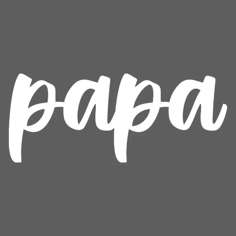Papa: Elegantes Kalligraphie-Design