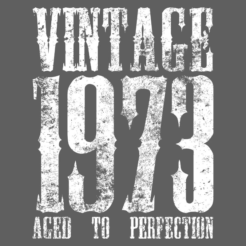 Vintage 1973 Retro Typography
