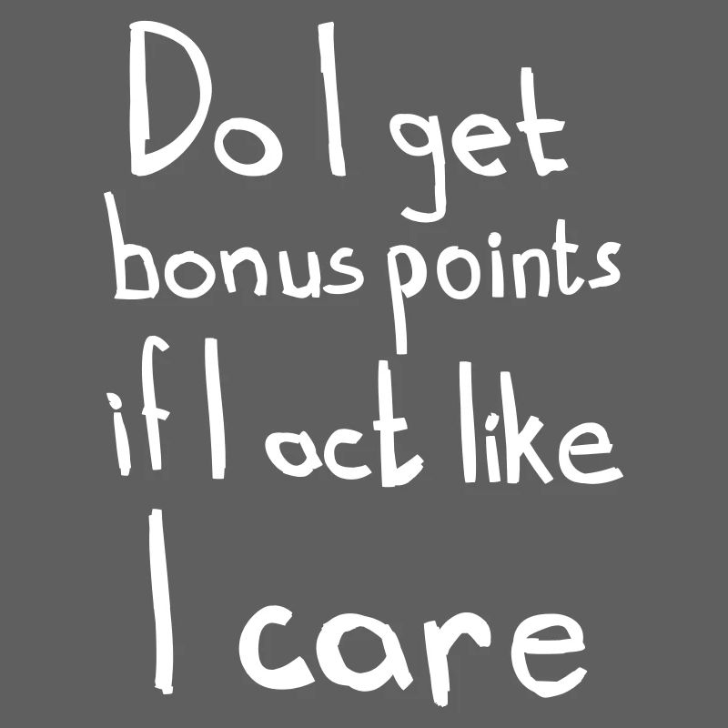 Do I care? – cool statement for individualists