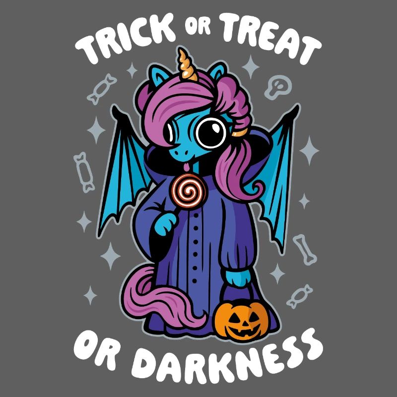 Dunkles süßes Einhorn - Süßes oder Saures oder Dunkelheit