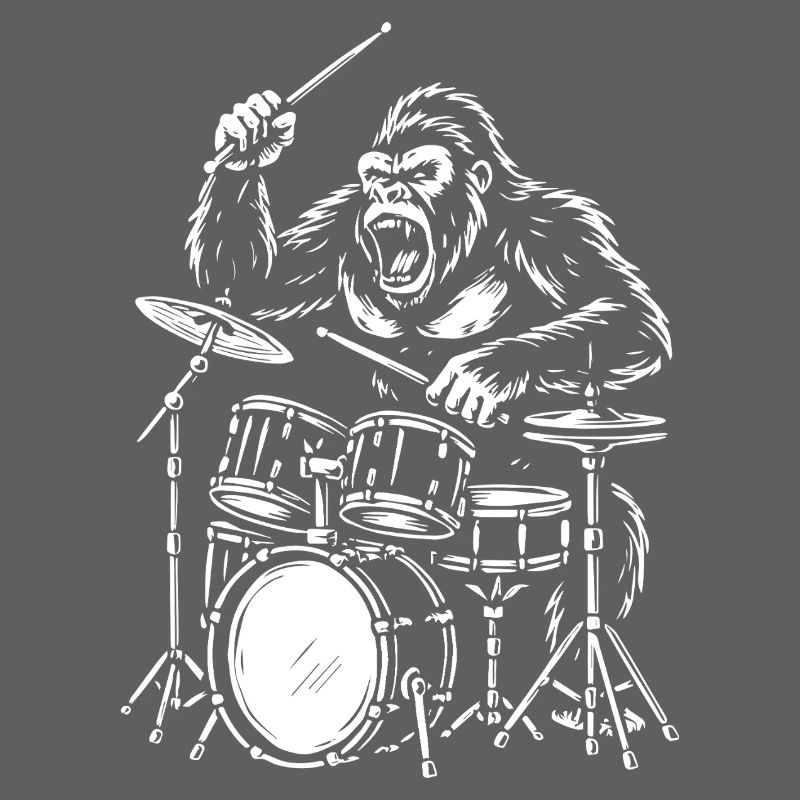 Gorilla-Trommelwut