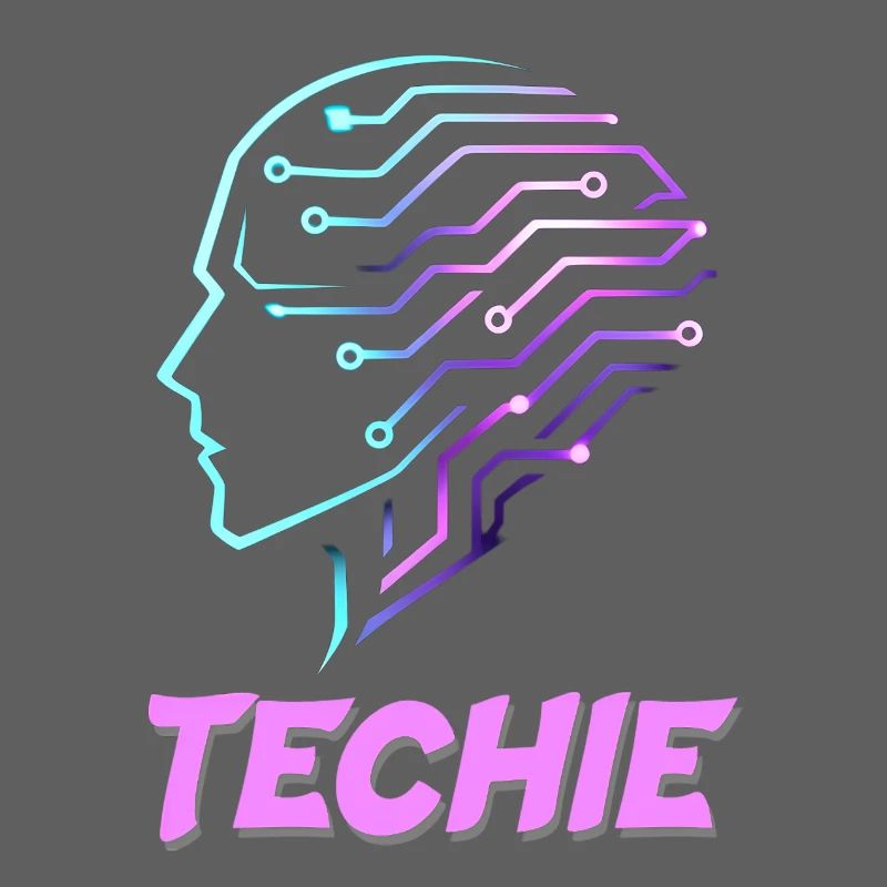 Neon Head Circuit Techie