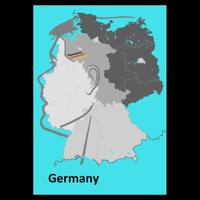 Germany Gradient Map