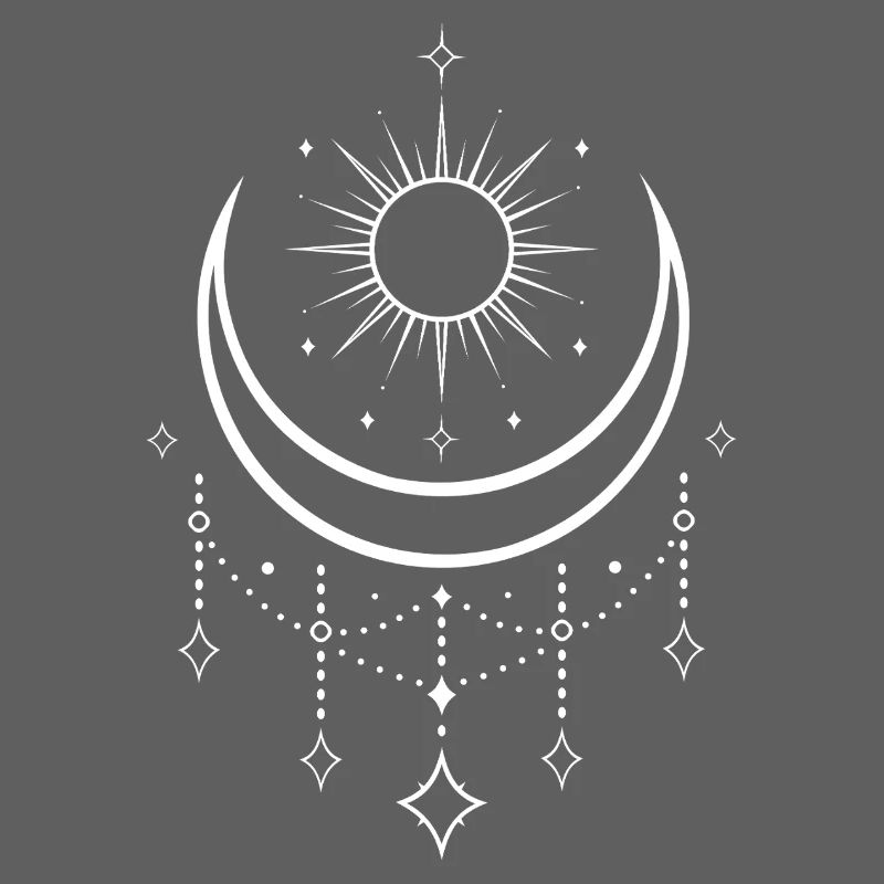 Midsummer Sun and Moon – Mystical Motif