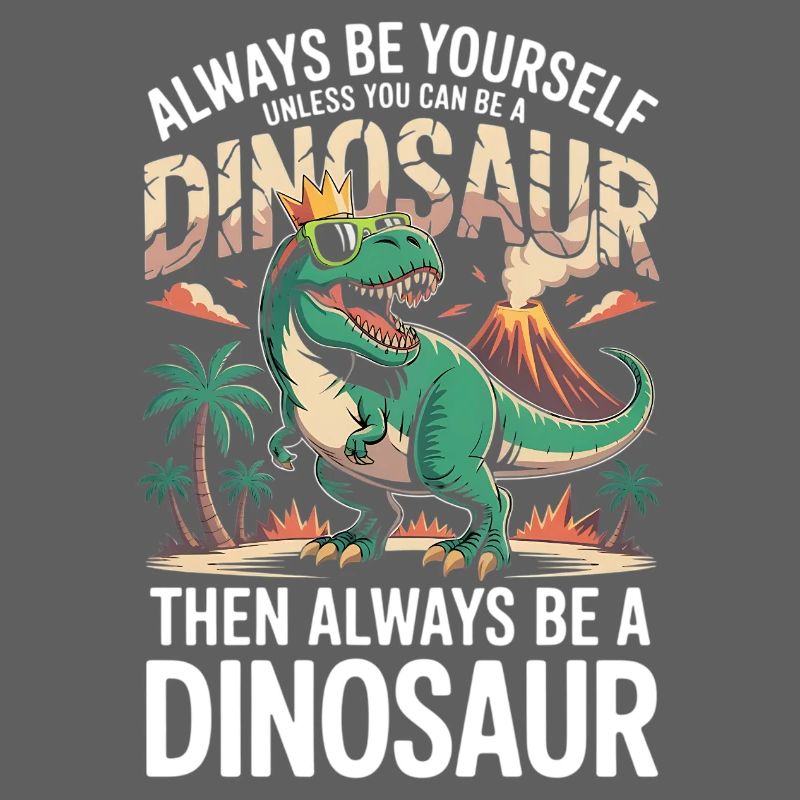 Sei immer du selbst, es sei denn, du kannst ein Dinosaurier sein