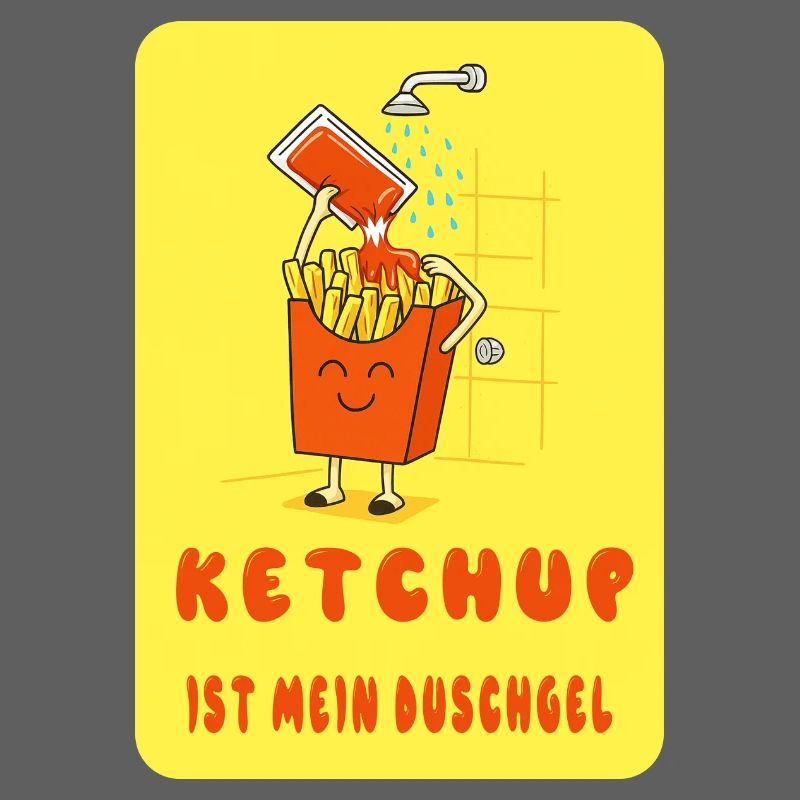 Le ketchup est mon gel douche
