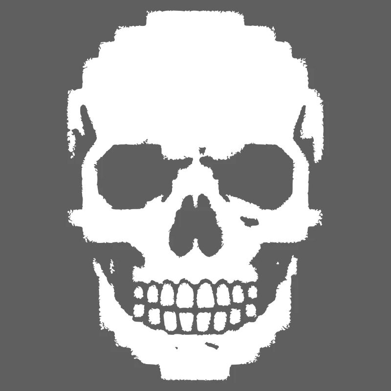 Crâne Pixel Crâne 8-Bits