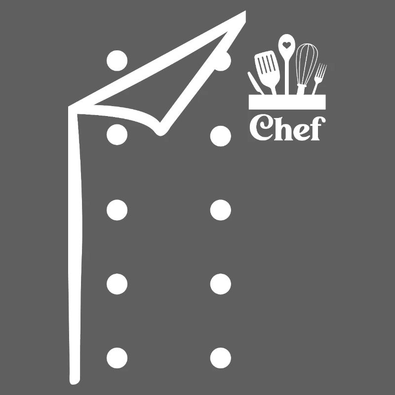 Funny Chef Head Chef Baker Chef Uniform With Tools
