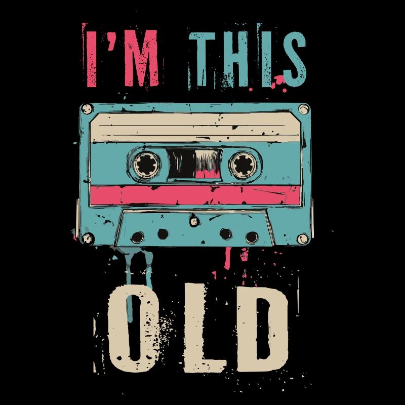 I'm This Old Cassette Tee