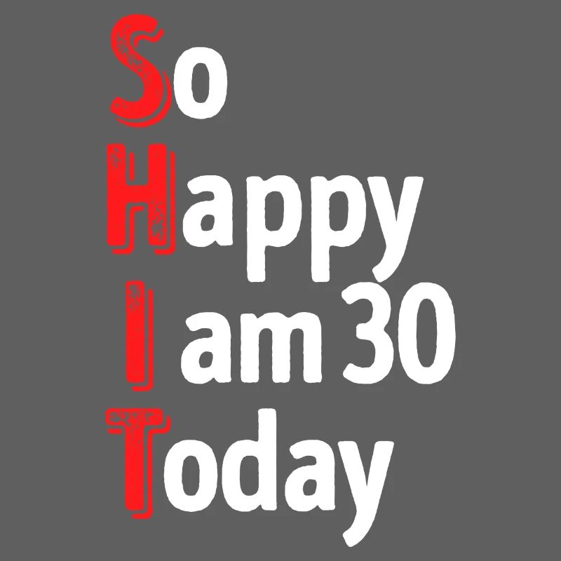 30er Statement Geburtstag 30 Jahre Alt