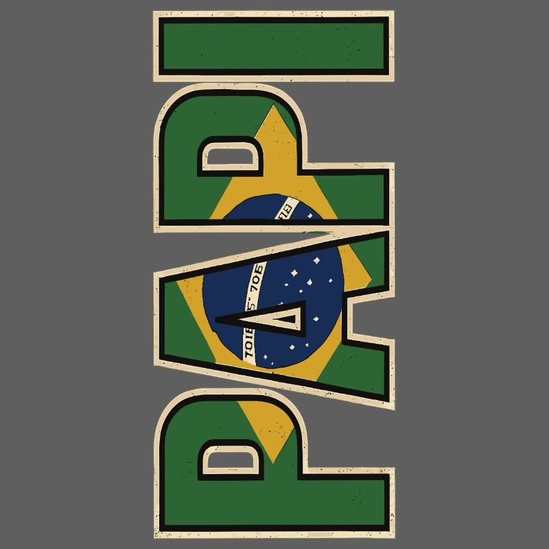 PAPI Brasil – Style rétro avec drapeaux