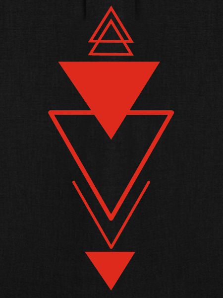 Triangular symbol (red)